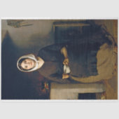 ヴィンテージウーマンファーマーガールティッシュペーパー 薄葉紙 (正面)