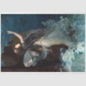 ヴィンテージウーマンフェアリー素朴テクスチャーティッシュペーパー 薄葉紙 (正面)