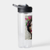 ヴィンテージウーマン紙コラージュアート ウォーターボトル (右面)