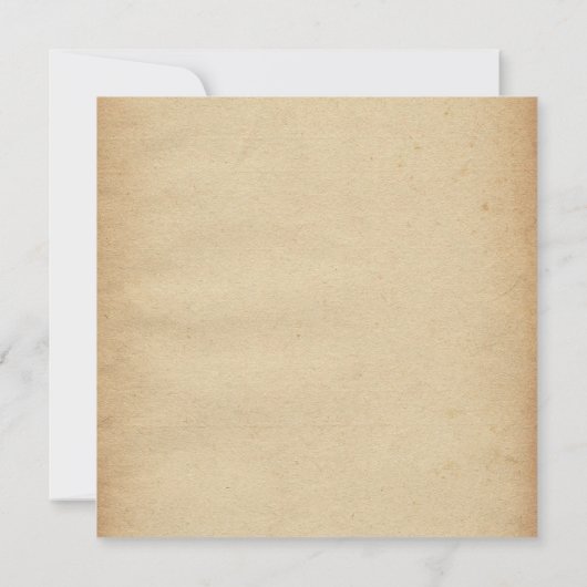 ヴィンテージウ素朴エディングシャワー招待状 招待状 (裏面)