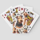 ヴィンテージエアデールテリアシームレス トランプ (裏面)