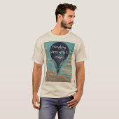 ヴィンテージエアバルーン夢引用文 Tシャツ (正面フル)