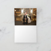 ヴィンテージエアメール結婚カリフォルニアありがとう サンキューカード (内部)