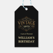 ヴィンテージエイジハンディクラフトテーマ ギフトタグ (裏面)