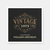 ヴィンテージエイジハンディクラフトテーマ スタンダードカクテルナプキン (正面)