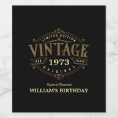 ヴィンテージエイジハンディクラフトテーマ ワインラベル (シングルラベル)