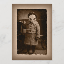 ヴィンテージエイリアントドラーハローウィンパーティ 招待状