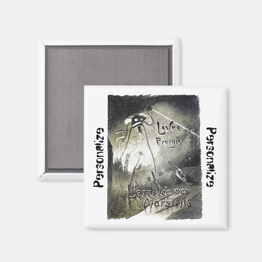 ヴィンテージエイリアン侵入磁石 マグネット (正面/裏面)