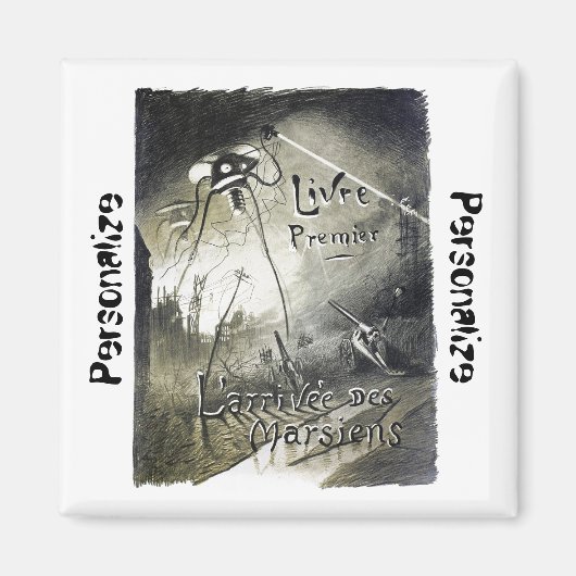 ヴィンテージエイリアン侵入磁石 マグネット (正面)