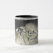 ヴィンテージエイリアン侵攻世界大戦ufo映画ポスター マグカップ (中央)