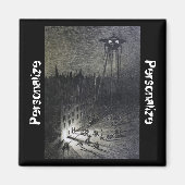 ヴィンテージエイリアン侵攻世界大戦ufo映画 マグネット (正面)