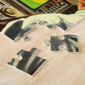 ヴィンテージエイリアンSF漫画 ジグソーパズル (側面)