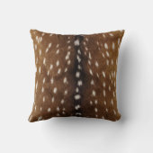 ヴィンテージエキゾチック軸鹿の非表示プリント クッション (裏面)