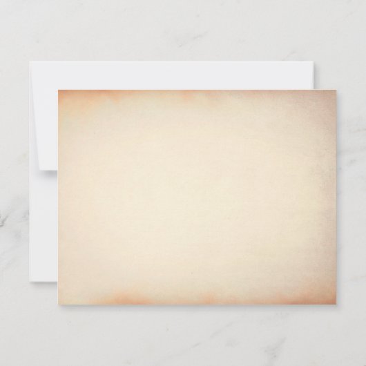 ヴィンテージエグランチンフローラ結婚式の日付を保存 招待状 (裏面)