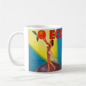 ヴィンテージエコオレンジラベル コーヒーマグカップ (左)