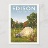 ヴィンテージエジソンニュージャージー ポストカード (正面)