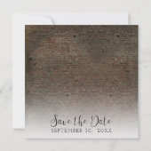 ヴィンテージエジソンライトブリック産業倉庫 セーブザデート (裏面)