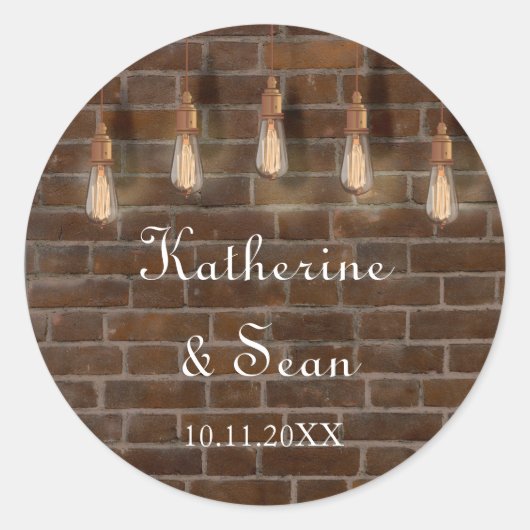 ヴィンテージエジソンライトブルズ工業用シック ラウンドシール (正面)