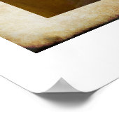 ヴィンテージエジプトの神殿の旅行ポスター ポスター (角)