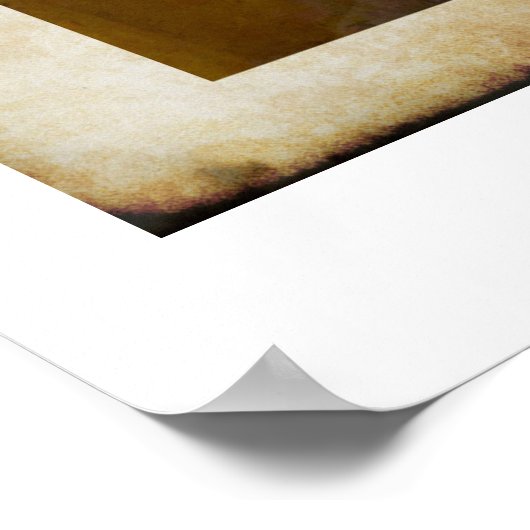 ヴィンテージエジプトの神殿の旅行ポスター ポスター (角)