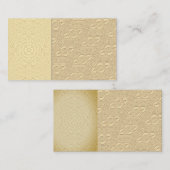 ヴィンテージエジプトスタイル金ゴールド名刺 名刺 (正面/裏面)