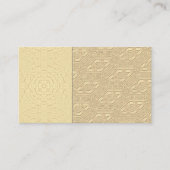 ヴィンテージエジプトスタイル金ゴールド名刺 名刺 (正面)