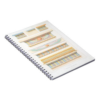 ヴィンテージエジプト建築アートラインスケッチ ノートブック