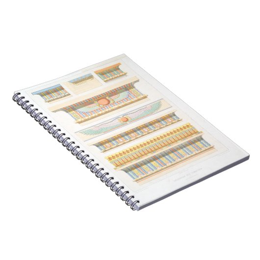 ヴィンテージエジプト建築アートラインスケッチ ノートブック (右側)