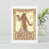 ヴィンテージエジプト旅行グリーティングカード カード (スタンド正面)