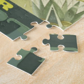 ヴィンテージエジプト旅行ポスター ジグソーパズル (側面)