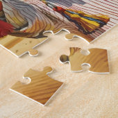 ヴィンテージエジプト旅行ポスター、ピラミッド、スフィンクス ジグソーパズル (側面)