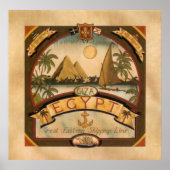 ヴィンテージエジプト旅行ポスター ポスター (正面)