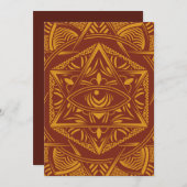 ヴィンテージエジプト旅行古代の眼曼荼羅 シーズンカード (正面/裏面)