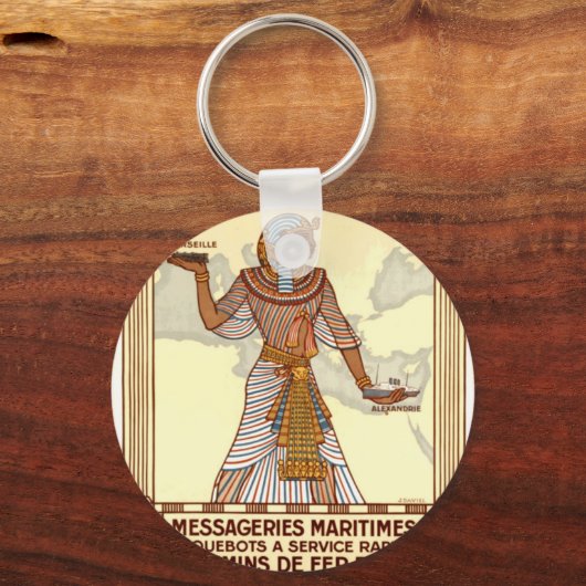 ヴィンテージエジプト旅行 キーホルダー (正面)
