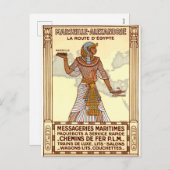 ヴィンテージエジプト旅行 シーズンポストカード (正面/裏面)