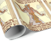 ヴィンテージエジプト旅行 ラッピングペーパー (ロールコーナー)