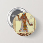 ヴィンテージエジプト旅行 缶バッジ (正面&裏面)