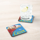 ヴィンテージエジプト航空旅行広告 コースター (右側)