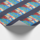 ヴィンテージエジプト航空旅行広告 ラッピングペーパー (角)