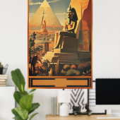 ヴィンテージエジプト エジプトを探検 ポスター (ホームオフィス)