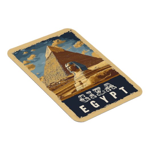 ヴィンテージエジプ素晴らしト：ギザ旅行のピラミッド マグネット (右側)