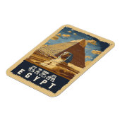 ヴィンテージエジプ素晴らしト:ギザ旅行のピラミッド マグネット (左側)