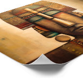 ヴィンテージエジ絵画プト ポスター (角)