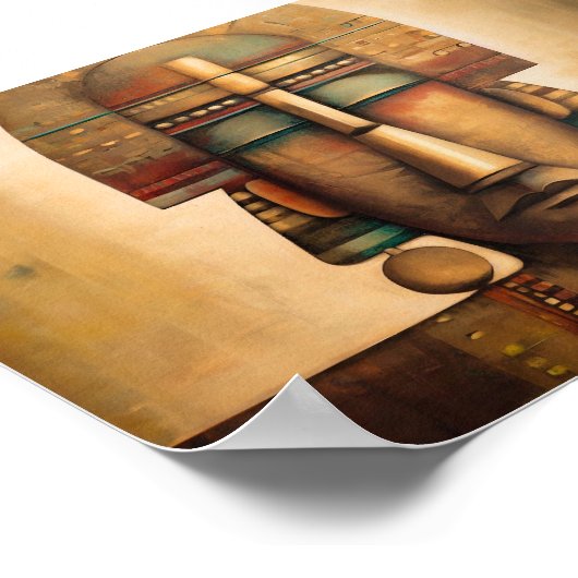 ヴィンテージエジ絵画プト ポスター (角)