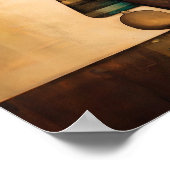 ヴィンテージエジ絵画プト ポスター (角)