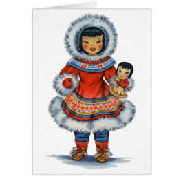 ヴィンテージエスキモー伝統的ドレス