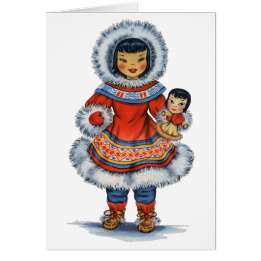 ヴィンテージエスキモー伝統的ドレス (正面)