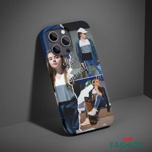 ヴィンテージエステシンプルートのコラージュ写真 iPhone 16ケース