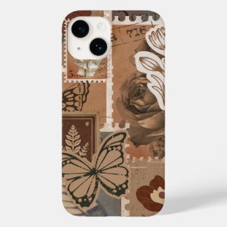 ヴィンテージエステティックブラウンデザイン Case-Mate iPhone 14ケース