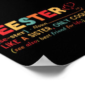 ヴィンテージエステル定義 ポスター (角)